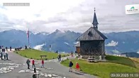 Archived image Webcam Schmittenhöhe: View Chapel 08:00