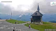 Archived image Webcam Schmittenhöhe: View Chapel 10:00