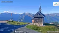 Archived image Webcam Schmittenhöhe: View Chapel 07:00
