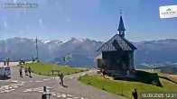 Archived image Webcam Schmittenhöhe: View Chapel 11:00