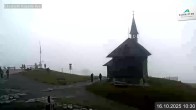 Archived image Webcam Schmittenhöhe: View Chapel 09:00