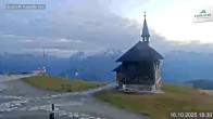Archived image Webcam Schmittenhöhe: View Chapel 17:00