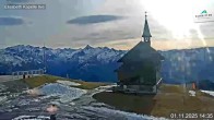 Archiv Foto Webcam Schmittenhöhe: Kapelle 13:00