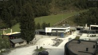 Archiv Foto Webcam Almenwelt Lofer: Blick auf die Talstation der Almbahn 1 06:00