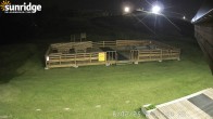 Archiv Foto Webcam Sunridge Bunny Hill - Blick vom Chalet im Tal 01:00