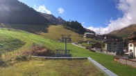 Archiv Foto Webcam Obergurgl: Blick zur Piste vom Hotel Edelweiss & Gurgl 09:00