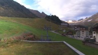 Archiv Foto Webcam Obergurgl: Blick zur Piste vom Hotel Edelweiss & Gurgl 07:00