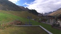 Archiv Foto Webcam Obergurgl: Blick zur Piste vom Hotel Edelweiss & Gurgl 09:00