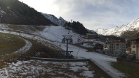 Archiv Foto Webcam Obergurgl: Blick zur Piste vom Hotel Edelweiss & Gurgl 09:00