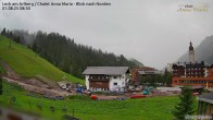 Archiv Foto Webcam Lech am Arlberg: Ausblick Chalet Anna Maria zur Piste 07:00