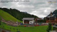 Archiv Foto Webcam Lech am Arlberg: Ausblick Chalet Anna Maria zur Piste 09:00