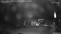 Archiv Foto Webcam Lech am Arlberg: Ausblick Chalet Anna Maria zur Piste 03:00