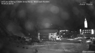 Archived image Webcam Chalet Anna Maria in Lech 23:00