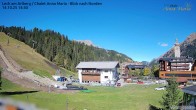 Archiv Foto Webcam Lech am Arlberg: Ausblick Chalet Anna Maria zur Piste 13:00