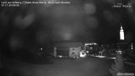 Archiv Foto Webcam Lech am Arlberg: Ausblick Chalet Anna Maria zur Piste 03:00