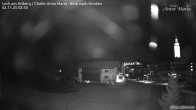 Archiv Foto Webcam Lech am Arlberg: Ausblick Chalet Anna Maria zur Piste 01:00