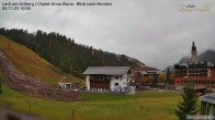 Archiv Foto Webcam Lech am Arlberg: Ausblick Chalet Anna Maria zur Piste 09:00
