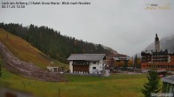 Archiv Foto Webcam Lech am Arlberg: Ausblick Chalet Anna Maria zur Piste 11:00