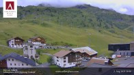 Archiv Foto Webcam Hotel Arlberghaus in Zürs mit Blick auf den Weltcuphang 19:00