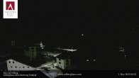 Archiv Foto Webcam Hotel Arlberghaus in Zürs mit Blick auf den Weltcuphang 23:00