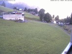 Archived image Webcam Innerwengen: finish area of Lauberhornrace 07:00
