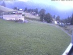 Archived image Webcam Innerwengen: finish area of Lauberhornrace 06:00