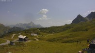 Archiv Foto Webcam Jägeralpe: Blick Biberkopf und Wartherhorn 11:00