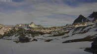 Archived image Webcam Jägeralpe: Ausblick auf das Wartherhorn 13:00