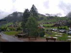Archiv Foto Webcam Adelboden: Blick Hotel Alpina zum Weltcuphang 09:00