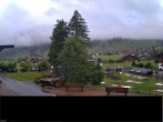 Archiv Foto Webcam Adelboden: Blick Hotel Alpina zum Weltcuphang 19:00