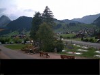 Archived image Webcam Hotel Alpina at Adelboden Boden 19:00