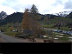 Archiv Foto Webcam Adelboden: Blick Hotel Alpina zum Weltcuphang 09:00