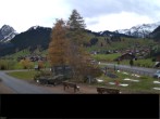 Archiv Foto Webcam Adelboden: Blick Hotel Alpina zum Weltcuphang 13:00