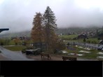 Archiv Foto Webcam Adelboden: Blick Hotel Alpina zum Weltcuphang 09:00