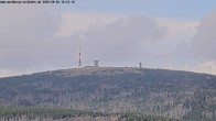 Archiv Foto Webcam Wurmberg: Nordhang / Blick zum Brocken 15:00