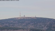 Archiv Foto Webcam Wurmberg: Nordhang / Blick zum Brocken 11:00