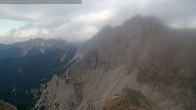Archiv Foto Webcam Karwendelbahn: Blick Dammkar 17:00