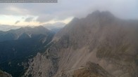 Archiv Foto Webcam Karwendelbahn: Blick Dammkar 19:00