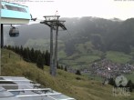 Archiv Foto Webcam Bergstation Hornbahn, Blick Bad Hindelang 11:00