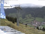 Archiv Foto Webcam Bergstation Hornbahn, Blick Bad Hindelang 07:00