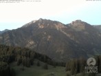 Archived image Webcam Hornbahn mountain station Hindelang 19:00