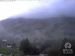 Archiv Foto Webcam Oberjoch: Blick vom Familux Resort aufs Skigebiet am Iseler 19:00