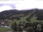 Archiv Foto Webcam Oberjoch: Blick vom Familux Resort aufs Skigebiet am Iseler 11:00