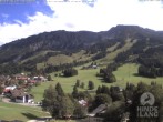 Archiv Foto Webcam Oberjoch: Blick vom Familux Resort aufs Skigebiet am Iseler 13:00