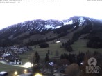 Archiv Foto Webcam Oberjoch: Blick vom Familux Resort aufs Skigebiet am Iseler 05:00