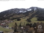 Archiv Foto Webcam Oberjoch: Blick vom Familux Resort aufs Skigebiet am Iseler 11:00