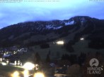 Archiv Foto Webcam Oberjoch: Blick vom Familux Resort aufs Skigebiet am Iseler 05:00