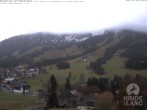 Archiv Foto Webcam Oberjoch: Blick vom Familux Resort aufs Skigebiet am Iseler 07:00
