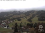 Archiv Foto Webcam Oberjoch: Blick vom Familux Resort aufs Skigebiet am Iseler 09:00