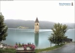 Archiv Foto Webcam Versunkener Turm im Reschensee 07:00